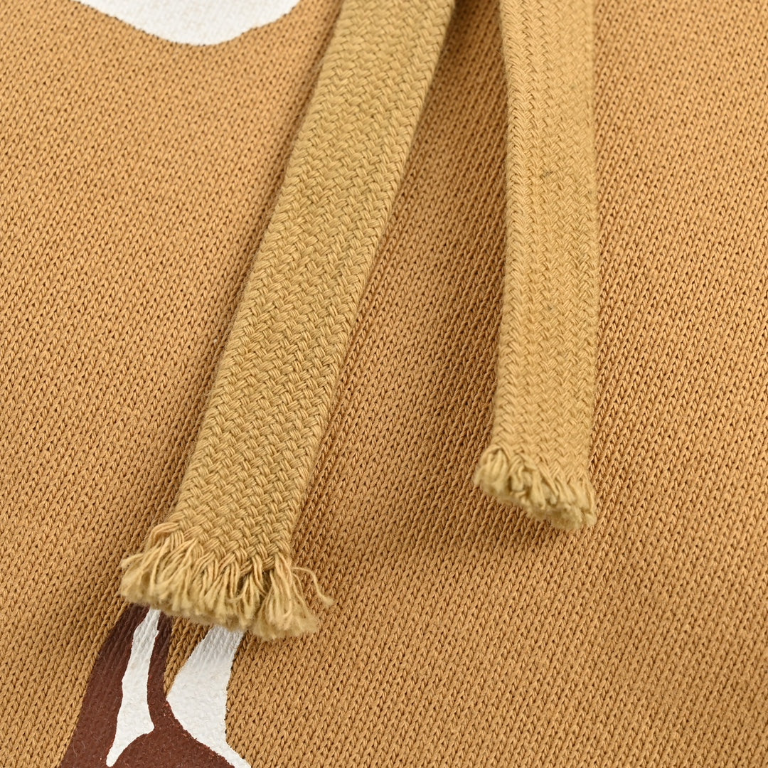 Kapuzenpullover mit Welpen-Print