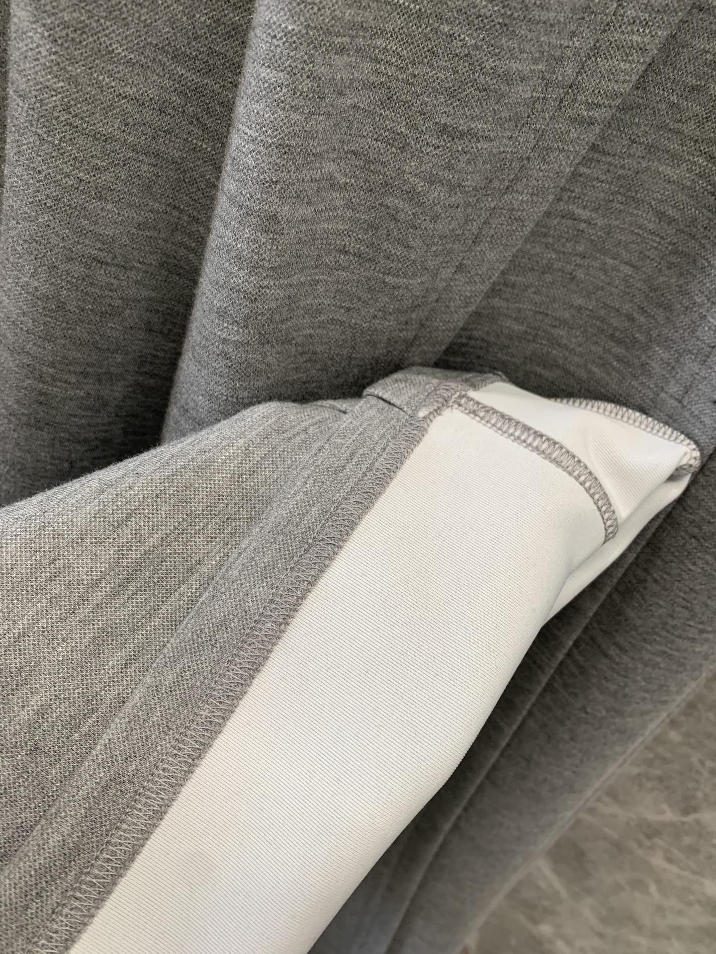 Pantalon décontracté à ourlet champignon et ceinture