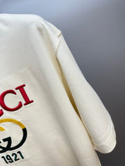T-shirt brodé avec lettres