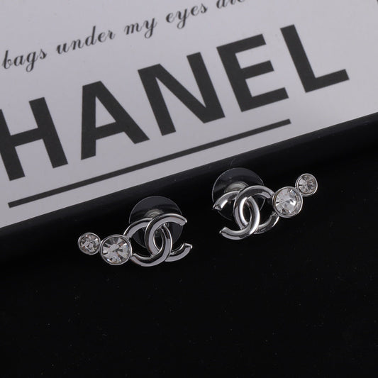 New Double Silver Earrings