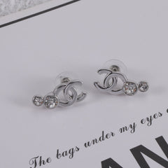 New Double Silver Earrings