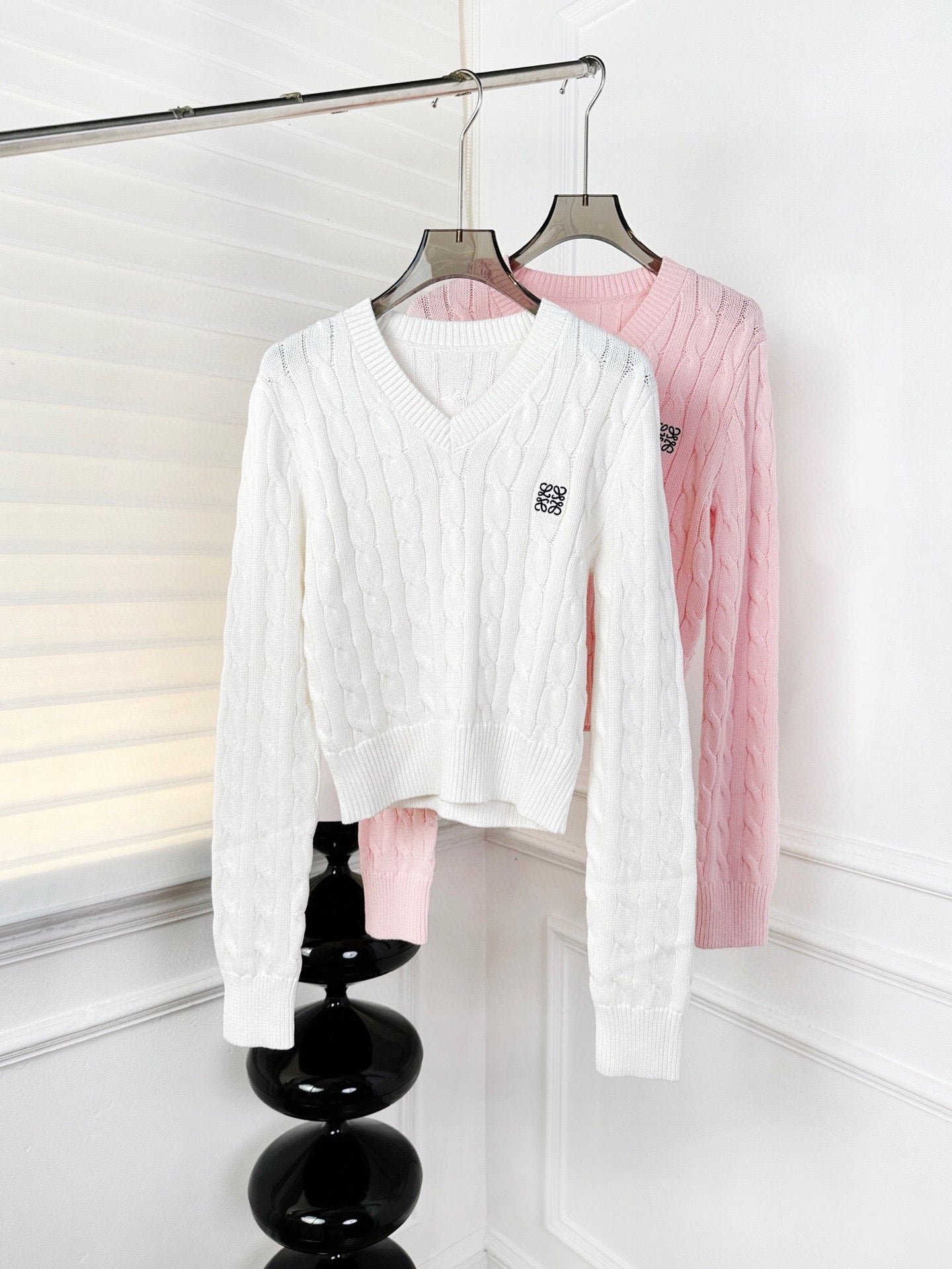 pull ras du cou avec logo classique